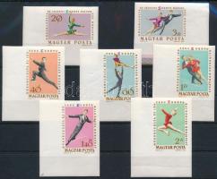 1963 Műkorcsolyázó és jégtánc EB Budapest ívsarki vágott sor