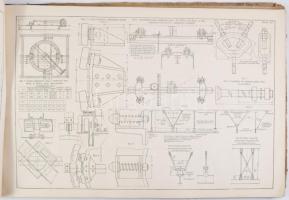 L. G. Kifer - I. I. Abramovich: Emelőgépek. Atlasz. II. rész. Moszkva, 1949, Mashgiz. Egészoldalas á...