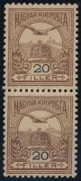 1900 Turul 20f postatiszta pár, luxus minőségben