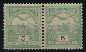 1904 Turul 5f postatiszta pár, 4. vízjelállás, luxus minőségben