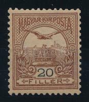 1904 Turul 20f 2. vízjelállás, postatiszta, luxus minőségben (22.000)