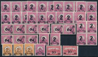 1931-1933 Kisegítő 43 db bélyeg