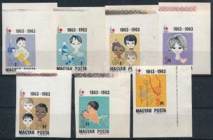 1963 Vöröskereszt (V.) ívsarki vágott sor