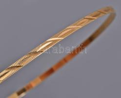 Arany (Au) karkötő, 14k, jelzett, d: 7 cm, 4g