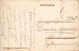 Alsómiholjác, Dolnji Miholjac, Donji Miholjac; Setaliste / sétány. G. E. Margold kiadása / promenade...