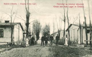 Örkény Katonai Tábor bejárata