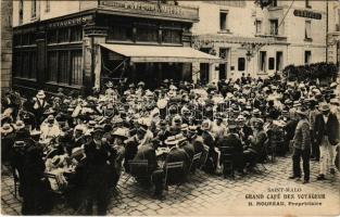 Saint Malo, Grand Café des Voyageurs. H. Moureau, L'Univers / café