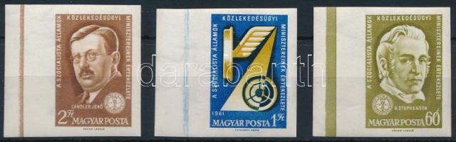 1961 A szocialista országok közlekedésügyi minisztereinek értekezlete - Budapest ívszéli vágott sor