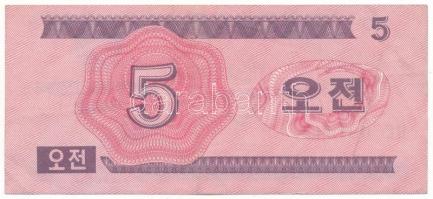 Észak-Korea 1988. 5ch "Szocialista látogató devizaváltó" "001412" T:F szép papír...