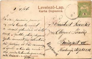 1906 Novi Vinodolski, Novi, Novoga; Kupaliste Lisanj / strandfürdő / beach (kis szakadás / small tea...