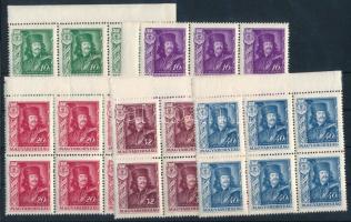 1935 II. Rákóczi Ferenc sor ívszéli hatostömbökben (24.000)
