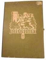 Járőrjáték társasjáték. Budapest, 1940 körül. Középen hajtott karton játékterep. Színes. Nyitva 43×6...
