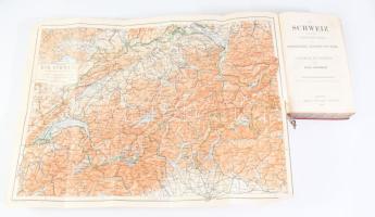 Baedeker, Karl: Die Schweiz nebst den angrenzenden Teilen von Oberitalien, Savoyen und Tirol. Handbu...