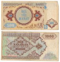 Azerbajdzsán DN (1993) 500M + DN (1993) 1000M T:F
Azerbaijan ND (1993) 500 Manat + ND (1993) 1000 M...