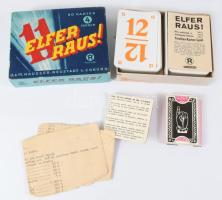 Elfer Raus + cseh kártyajáték eredeti dobozában, leírással