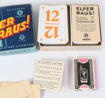 Elfer Raus + cseh kártyajáték eredeti dobozában, leírással