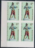 1976 150 éves a Herendi Porcelángyár ívsarki vágott 4-es tömb (6.000)