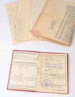 cca 1900-1950 Ráth Aurél Zoltán törvényszéki orvos, elme- és ideggyógyász, főorvos vegyes iratai, kö...