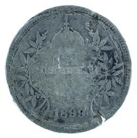 Ausztria 1899. 1K Ag "Ferenc József" T:VG Austria 1899. 1 Corona Ag "Franz Joseph" C:VG Krause KM#2804