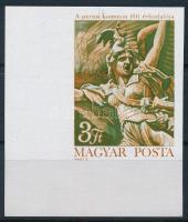 1971 Párizsi Kommün (II.) ívsarki vágott bélyeg