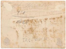 1928 Temesvári AC - Temesvári Kinizsi labdarúgó mérkőzés, focisták, Dobay István korai csapata / Tim...