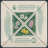 1958 FIP I. - Virág blokk 11-es fogazással (11.000)