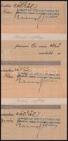 1932 Perényi Zsigmond (1870-1946) báró, koronaőr, belügyminiszter által aláírt 3 db váltó