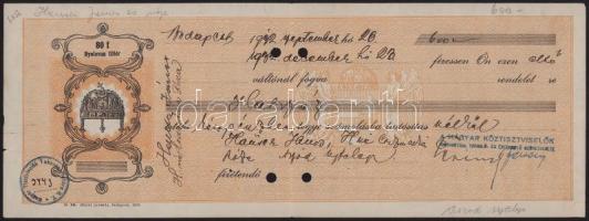 1932 Perényi Zsigmond (1870-1946) báró, koronaőr, belügyminiszter által aláírt 3 db váltó