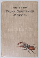 [Rovarok könyve] Reitter, Edmund; Lutz, K. G.: Fauna Germanica : die Käfer des Deutschen Reiches ; Nach der analytischen Methode bearb. Bd. 1. Schriften des Deutschen Lehrervereins für Naturkunde 27.  Stuttgart 1912.: Lutz, Festett kiadói egészvászon kötésben 248p + 40t. Festett egészvászon kötésben.