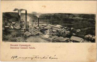 1911 Belcsény, Beocsin, Beocin; Cementgyár, víztorony / Beocsiner Cement Fabrik / cement factory, wa...