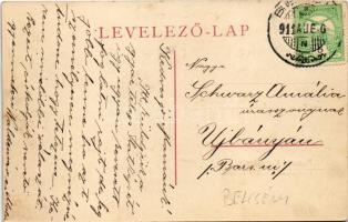 1911 Belcsény, Beocsin, Beocin; Cementgyár, víztorony / Beocsiner Cement Fabrik / cement factory, wa...