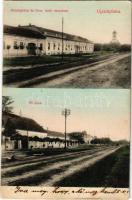 1916 Zichyfalva, Újzichyfalva, Zichydorf, Plandiste; Községháza, Római katolikus templom, Fő utca. I...