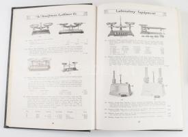 ca 1930 Kauffman-Lattimer laboratóriumi felszerelések és vegyszerek képes katalógusa. 476p. Aranyozo...