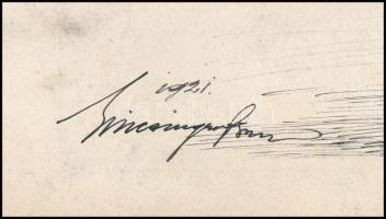 Einczinger Ferenc (1879-1950): Forgatag, 1921. Tus, papír, jelzett. 29,5x41,5 cm