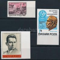 1980 3 db vágott bélyeg