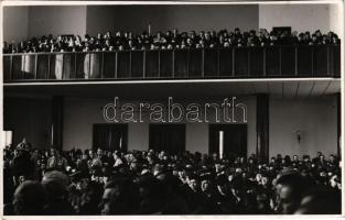 Budapest XIII. Hálaadás református templom, belső. Pozsonyi út 58. Nemes Jakab Sándor photo (vágott ...