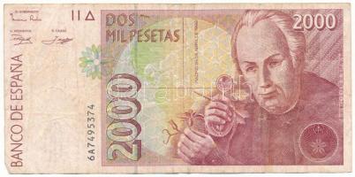 Spanyolország 1992. 2000P "6A7495374" T:F Spain 1992. 2000 Pesetas "6A7495374" C:F Krause P#162