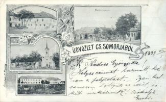 1899 Somorja with Artillery Barracks, Poorhouse and Grain market