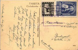 1940 Cochabamba, Casa de Indios en Incacorral. L. Bazoberri / Indian house, folklore. TCV card (fa)