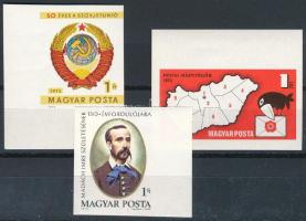 1972-1973 3 klf vágott bélyeg