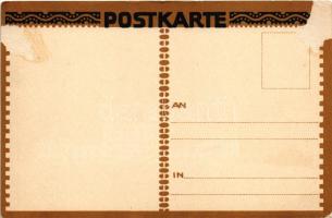 München, Munich; Schloss Nymphenburg / castle. litho s: Carl Kunst (Rb)