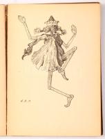Balázs Béla: Játékok. Gróf Bánffy Miklós és Berény Róbert rajzaival. Gyoma, 1917, Kner, 59+5 p +11 t...