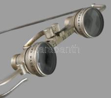 Carl Zeiss órás nagyító szemüveg, állítható, 2,3x nagyítás, jó állapotban, eredeti tokjában. /// Car...
