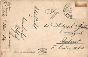 1943 Gács, Halic (Losonc, Lucenec); vár, kastély. Filó Marcell kiadása / Halicsky kastiel / castle (...