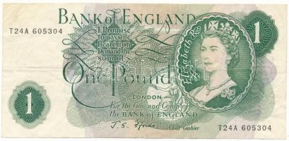 Nagy-Britannia 1966-1970(DN) 1P "II. Erzsébet" T:F United Kingdom 1966-1970(ND) 1 Pound "Elizabeth II" C:F Krause P#374