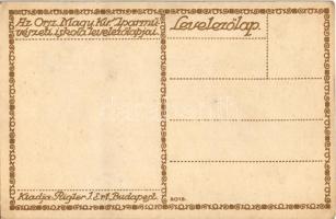 Boldog Húsvéti Ünnepeket. Az Orsz. Magy. Kir. Iparművészeti iskola levelezőlapjai. Ungarische Werkst...