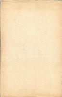 1918 Kézzel festett újévi üdvözlőlap malaccal / hand-painted New Year greeting art postcard with pig...