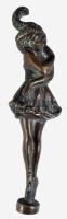 Bronz balerina szobor, m: 14 cm