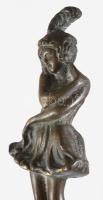 Bronz balerina szobor, m: 14 cm