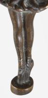 Bronz balerina szobor, m: 14 cm